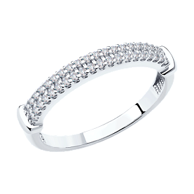 Кольцо SOKOLOV - Серебро 925, Фианит (арт. 94011573)