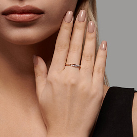 Кольцо Diamant - Золото 585, Фианит (арт. 51-110-02306-1)