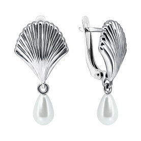 Серьги Talant - Серебро 925, Жемчуг имитация (арт. 14-72-0010-17152)