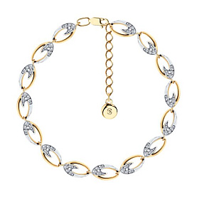 Браслет SOKOLOV - Серебро 925, Фианит (арт. 93050120)