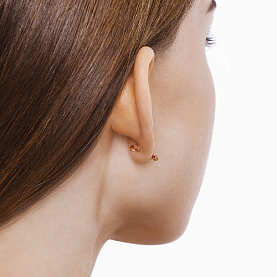 Серьги SOKOLOV - Серебро 925, Фианит (арт. 93021101)