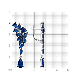 Серьги SOKOLOV - Серебро 925, Фианит (арт. 94026091)