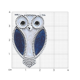 Брошь SOKOLOV - Серебро 925, Эмаль (арт. 94040306)