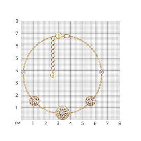 Браслет SOKOLOV - Серебро 925, Фианит (арт. 93050209)