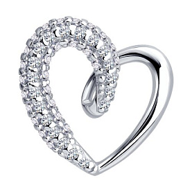 Подвеска SOKOLOV - Серебро 925, Фианит (арт. 94033386)