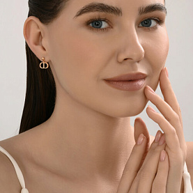Серьги Diamant - Золото 585 (арт. 51-122-02982-1)