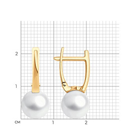 Серьги SOKOLOV - Золото 375, Жемчуг культивированный (арт. 37792342)