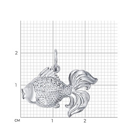 Подвеска SOKOLOV - Серебро 925, Фианит (арт. 94030510)