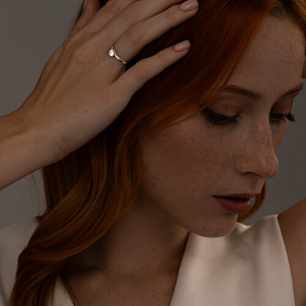 Кольцо SOKOLOV - Серебро 925, Фианит (арт. 94011811)