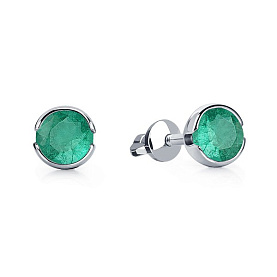 Серьги Platinum Lab. - Платина 950 (арт. ПС-091И-04)