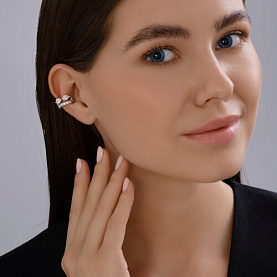 Серьга SOKOLOV - Серебро 925, Фианит (арт. 94170372)