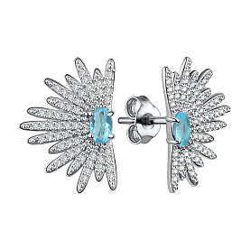 Серьги Talant - Серебро 925, Фианит (арт. 12-72-0009-17336)