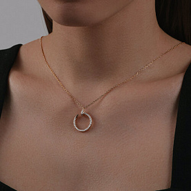 Колье Diamant - Серебро 925, Фианит (арт. 93-170-02016-1)