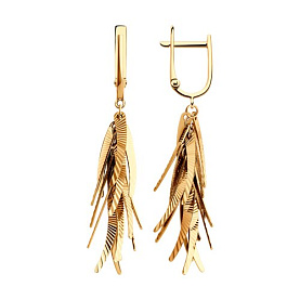 Серьги Diamant - Золото 585 (арт. 51-121-02616-1)