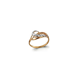 Кольцо Аквамарин - Золото 585 (арт. 52511.1)