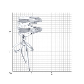 Серьга SOKOLOV - Серебро 925, Фианит (арт. 94170410)