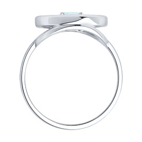 Кольцо SOKOLOV - Серебро 925, Топаз (арт. 92014559)
