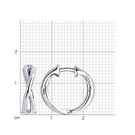 Серьги Diamant - Серебро 925 (арт. 94-120-01570-1)