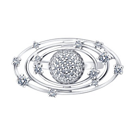 Кольцо SOKOLOV - Серебро 925, Фианит (арт. 94014825)