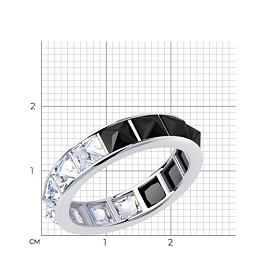 Кольцо SOKOLOV - Серебро 925, Фианит (арт. 94013470)