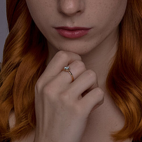 Кольцо SOKOLOV - Золото 585, Топаз (арт. 716419)