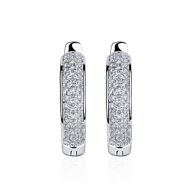 Серьги Platinum Lab. - Платина 950 (арт. ПС-030-04)