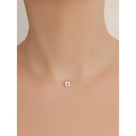 Колье Атолл - Золото 585, Фианит (арт. 7136)