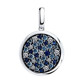 Подвеска SOKOLOV - Серебро 925, Фианит (арт. 94033189)