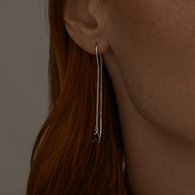 Серьги SOKOLOV - Серебро 925, Гранат (арт. 92022187)