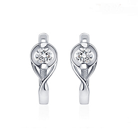 Серьги Platinum Lab. - Платина 950, Бриллиант (арт. ПС-209-01)