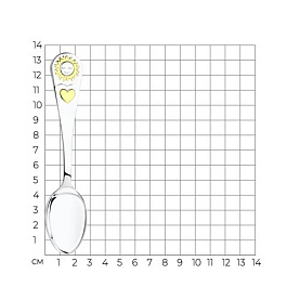 Ложка SOKOLOV - Серебро 925 (арт. 2302010005)