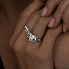 Кольцо SOKOLOV - Серебро 925, Фианит (арт. 94013841)