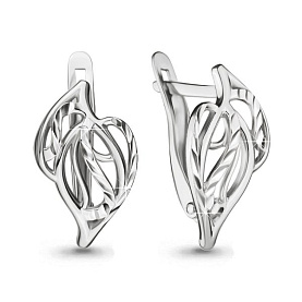 Серьги Аквамарин - Серебро 925 (арт. 31070.5)