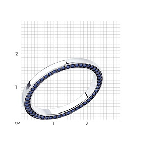 Кольцо Diamant - Серебро 925, Фианит (арт. 94-110-02030-1)