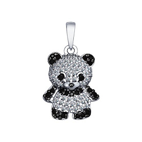 Подвеска SOKOLOV - Серебро 925, Фианит (арт. 94031880)