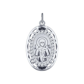 Подвеска SOKOLOV - Серебро 925, Фианит (арт. 94100243)