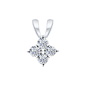 Подвеска SOKOLOV - Серебро 925, Фианит (арт. 94031475)