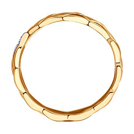 Кольцо Diamant - Золото 585, Фианит (арт. 51-110-00363-1)