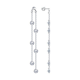 Серьги SOKOLOV - Серебро 925, Фианит (арт. 94023936)