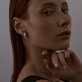 Серьги SOKOLOV - Серебро 925, Фианит (арт. 94022820)