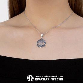 Подвеска Красная пресня - Серебро 925 (арт. 53015374)