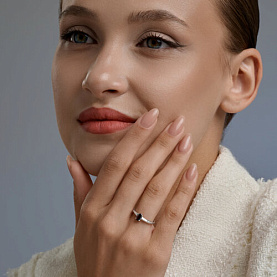 Кольцо SOKOLOV - Серебро 925, Гранат (арт. 92014858)