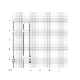 Серьги SOKOLOV - Серебро 925, Фианит (арт. 93021132)