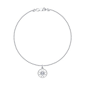 Браслет SOKOLOV - Серебро 925, Фианит (арт. 94050671)