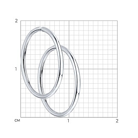 Серьги Diamant - Серебро 925 (арт. 94-124-01719-1)