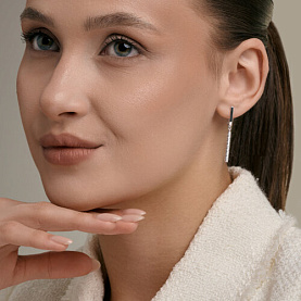 Серьги Diamant - Серебро 925 (арт. 94-121-00511-1)