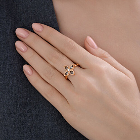 Кольцо Diamant - Золото 585, Фианит (арт. 51-110-02984-1)