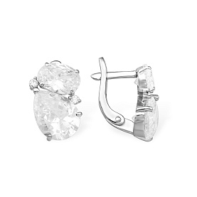 Серьги EFREMOV - Серебро 925, Фианит (арт. 1210019117-501)