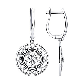 Серьги Diamant - Серебро 925 (арт. 95-121-01114-1)