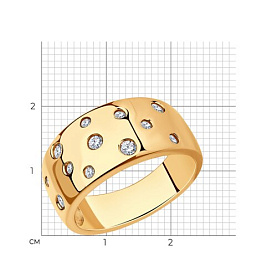 Кольцо Diamant - Серебро 925, Фианит (арт. 93-110-01516-1)